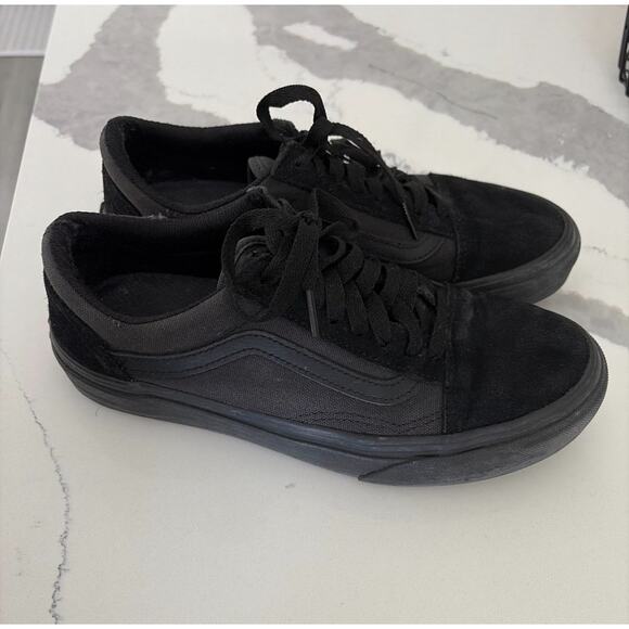 Vans Shoes - Vans Women's Size 8.5 Black Old Skool Skateboard Laced Up Casual Canvas